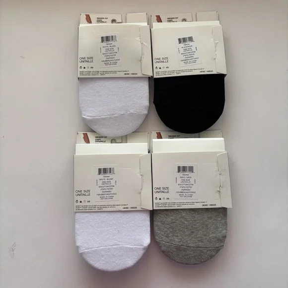 Secret Sneaker Cut Foot Cover Socks (8 pairs) - Picture 2 of 8